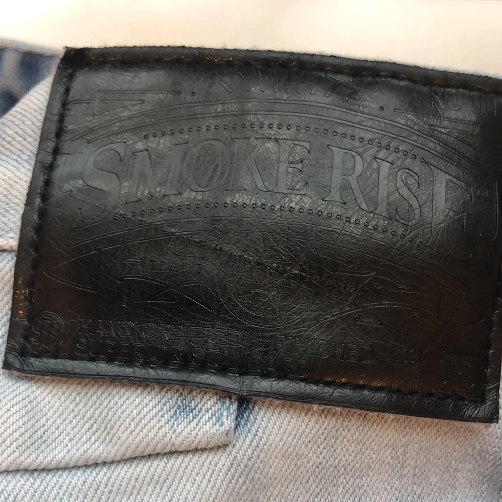 Smoke Rise Vintage 38W 34 L faded distressed jeans - Picture 8 of 10